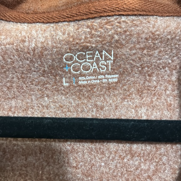 Ocean Coast orange pullover Large - Picture 2 of 5